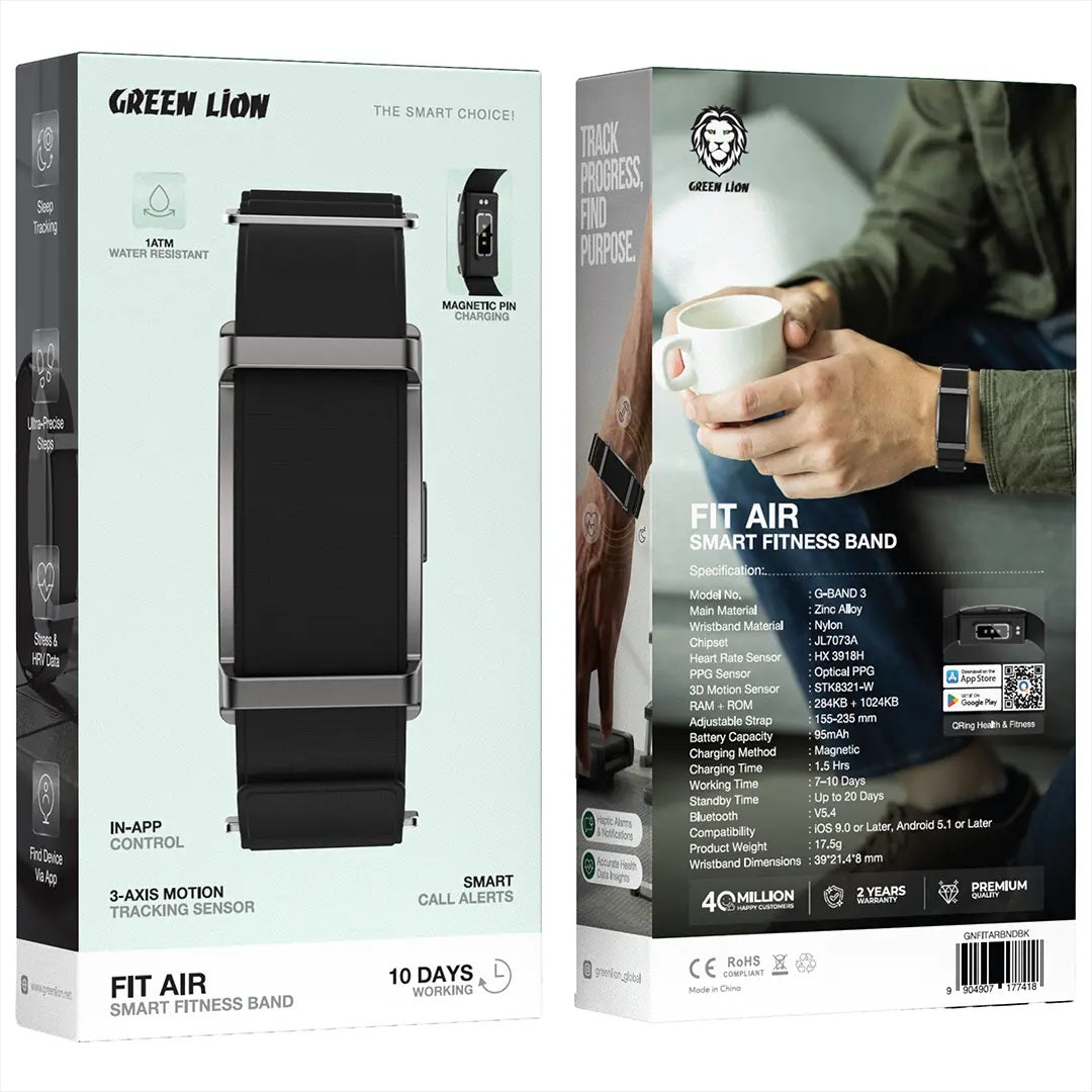 Green Lion Fit Air Smart Fitness Band ( G-Band 3 )