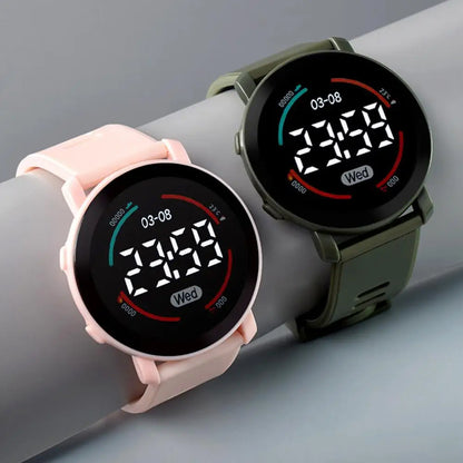 Unisex LED Digital Silicone Band Sports Belt Watch for Smart Men Boys Gents Ladies Unisex LED Watches