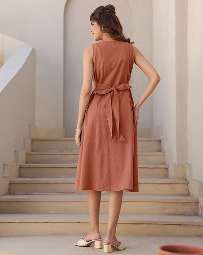 Women Cotton a-Line Dress
