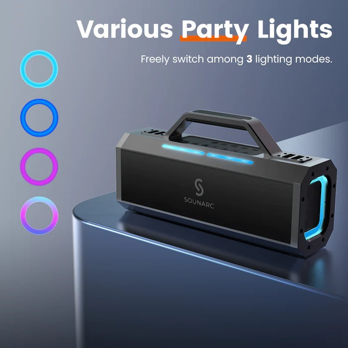 Original SOUNARC K1 Karaoke Party Speaker With 2 Wireless Microphones