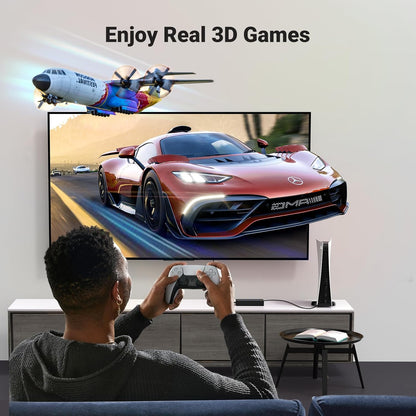 UGREEN 90512 HDMI Switch 5 in 1 Out 4K@60Hz, HDMI Splitter with Remote 5 Port Switcher Selector Box Support 3D CEC HDR HDCP2.2 Compatible with PS5/4/3 Xbox Nintendo Switch Roku TV Fire Stick