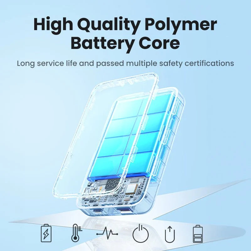 UGREEN 10000mAh PD 30W Power Bank with integrated USB-C cable - 45206