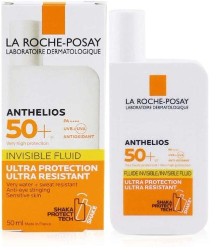 La Roche-Posay Anthelios Invisible Fluid Facial Sunscreen SPF 50+ 50Ml