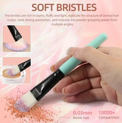 20Pcs Premium Makeup Brush Set - Professional Eye, Foundation, Powder, Blush, Eyeshadow, Eyebrow