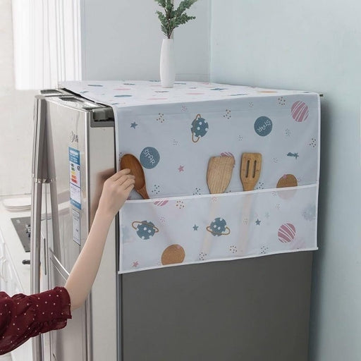 Dust Proof Storage Refrigerator Cover / Waterproof Fridge Storage Cover - Random Design