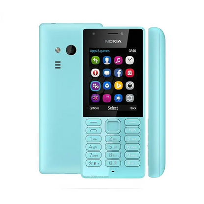 Nokia 216 Mobile Phone: 2024 Dual SIM Button Phone with Video Playback & FM Radio
