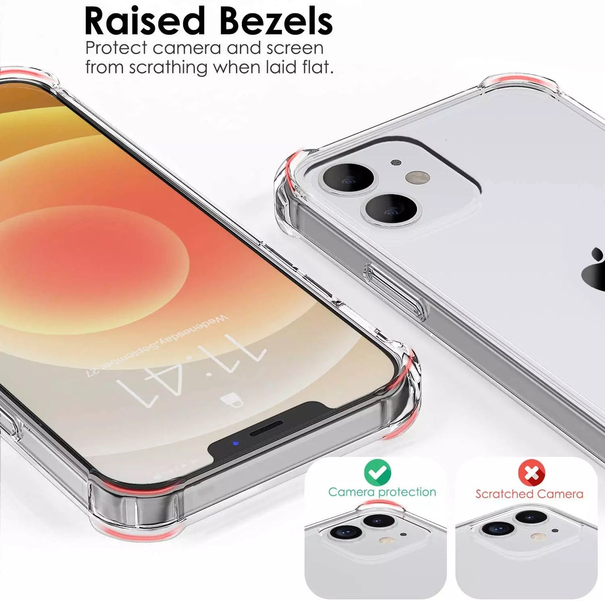 Genuine Anti-Burst Protective Case Clear IP 12 Series
