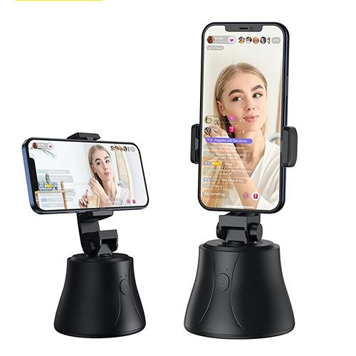 Baseus 360 Degree Rotation Following Shot Tripod Head with Phone Clamp for Smartphones, GoPro, DSLR Cameras