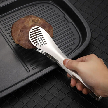 Barbecue Food Tongs Stainless Steel Multifunctional Meat Salad Clip