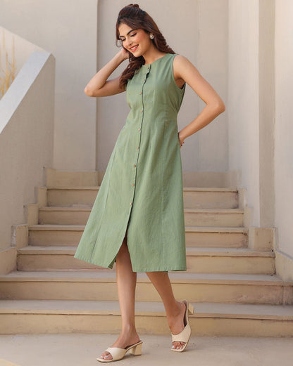 Women Cotton a-Line Dress