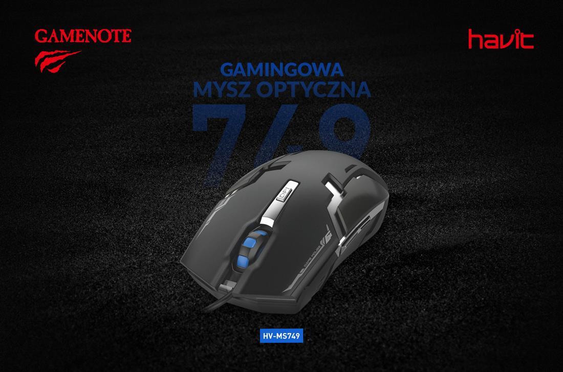 Havit MS749 USB Gaming Mouse 3200DPI - Original