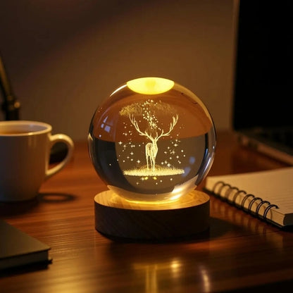 Crystal Ball Night Lamp - Model 2