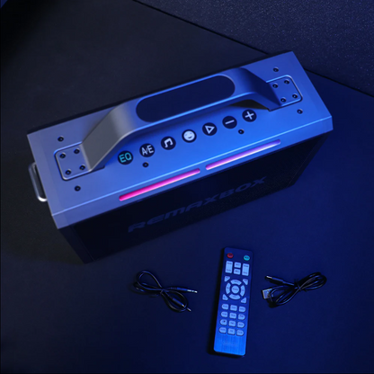 REMAX RB-M61 SPEAKER 5.4 CRIMSOY SERIES PORTABLE WIRELESS SPEAKER WITH LIGHTS (140W)