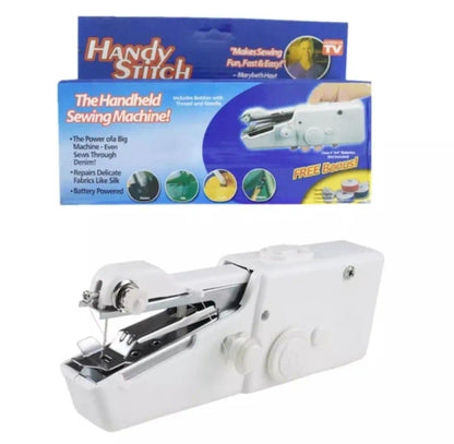 Portable Mini Handheld Sewing Machine, Compact Stitching Device for Quick Clothing Repairs and Easy