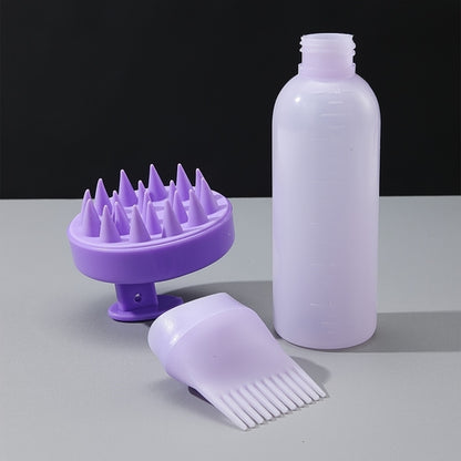 Hair Dye Applicator Brush Bottles Dyeing Shampoo Bottle Oil Comb Hair Dye Bottle Applicator Hair Col