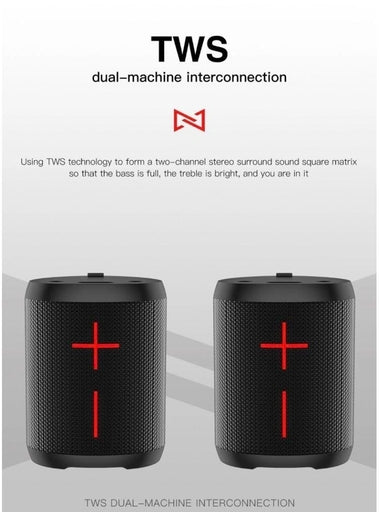 ASPOR a663 Magic Cube Speaker Bluetooth Booming Bass Double Stereo Sound Mini Speaker
