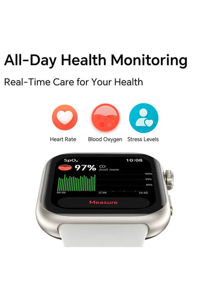 HONOR Choice Watch 2i Smartwatch, 1.85″ AMOLED Display, 14-Day Battery, Bluetooth Calling, Heart Rate & SpO₂ Monitoring, 109 Sports Modes, IP68 Water-Resistant, Android & iOS Black