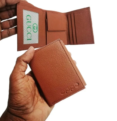 Men's Leather Wallet-Men's Wallet, Trifold Wallet, Card Holder Purse for Men