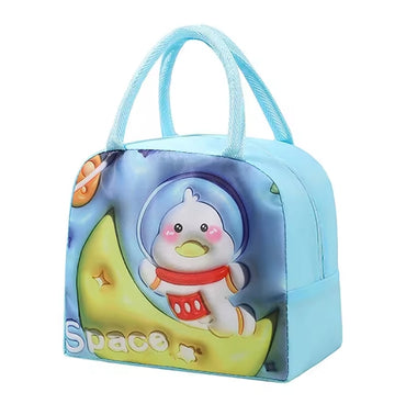 Cartoon Thermal Insulation Lunch Bags Oxford Fresh Cooler Pouch for Students Children Lunch Box