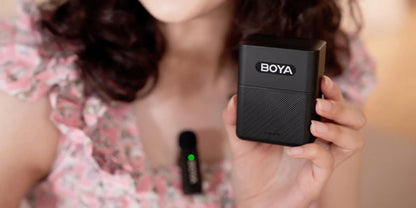 BOYA BY-V35 Dual Digital Wireless Lavalier Microphone