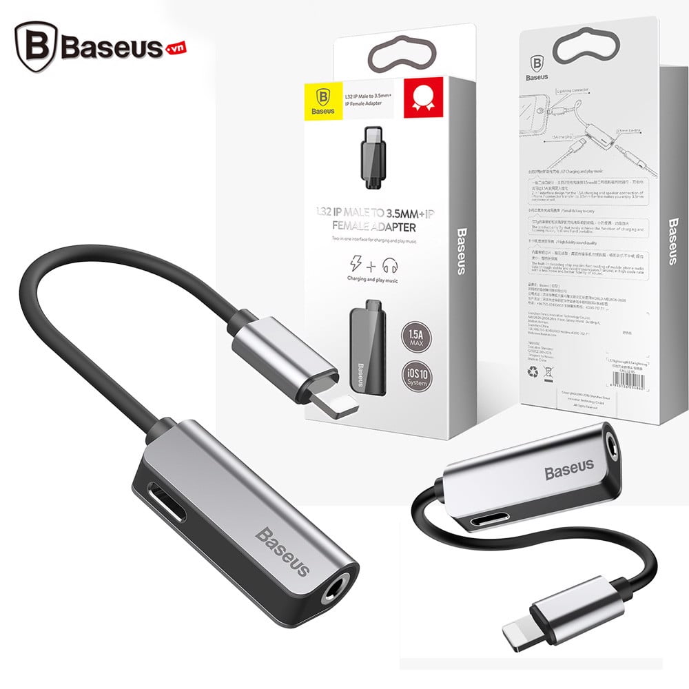Baseus L32 iPhone to 3.5mm Headphone Jack Adapter