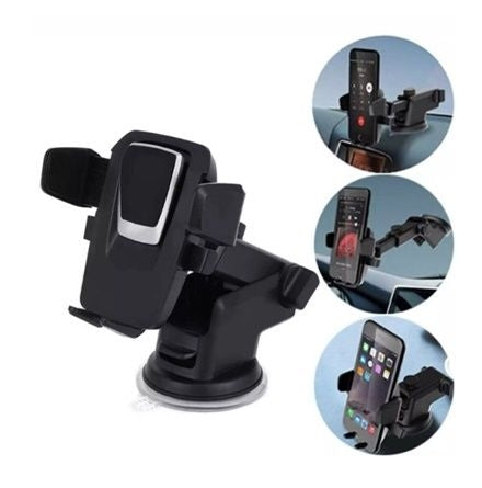 Universal Car Mount Holder for Mobile Phone with Suction Cup Rotating 360 Degree