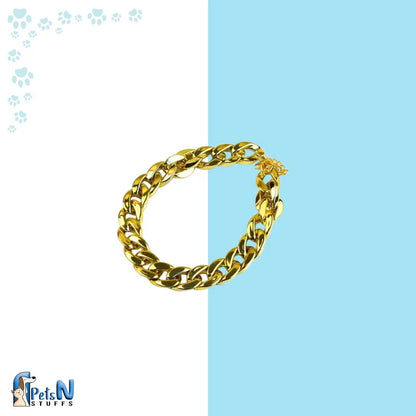 Plastic Gold Dog Collar