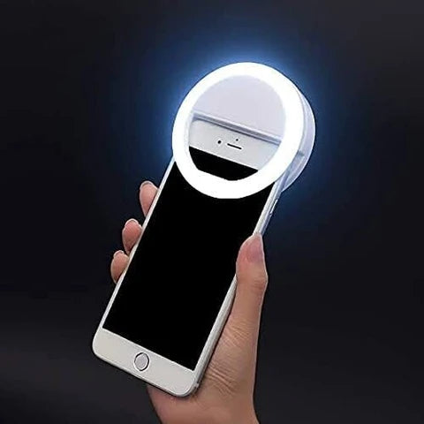 Selfie Portable Rechargeable LED Ring Flash Light Camera Photography for IPhone Android Phone