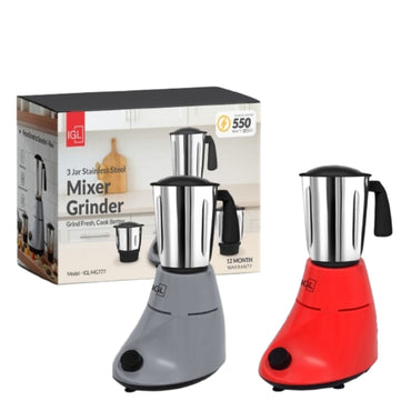 IGL 550W MIXER GRINDER (RED/GREY)
