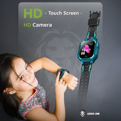 Green Lion 2G Kids Smart Watch Series 5 with SOS Alarms, Two-Way Calling, 5 Days Stand-By Time, 1.44" Screen Size, 128 × 128 Resolution, Location & Trace Monitor