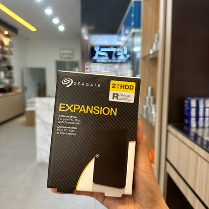 Seagate 1TB / 2TB / 4TB Expansion Rescue External Hard Disk