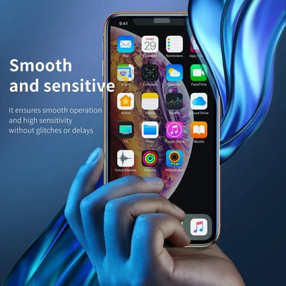 100% Genuine - 2 x Baseus 3D Full Coverage Tempered Glass for iP