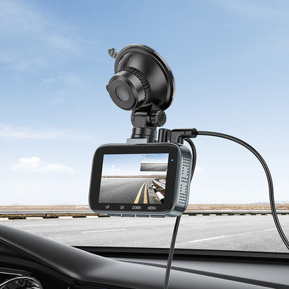 HOCO DV6 Car dash cam front 1080p 140° lens angle, IPS HD screen, loop,  G-sensor,night vision