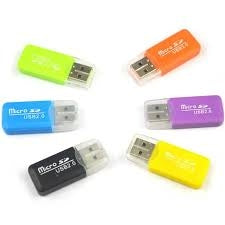 Mini USB 2.0 SD TF Card Reader Portable Memory Card Reader for PC Laptop Computer