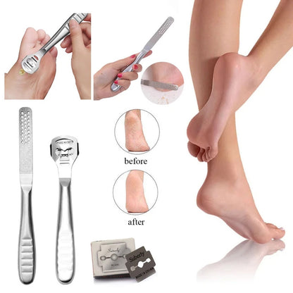 Foot scrapper with 10 Blades Pedicure tools