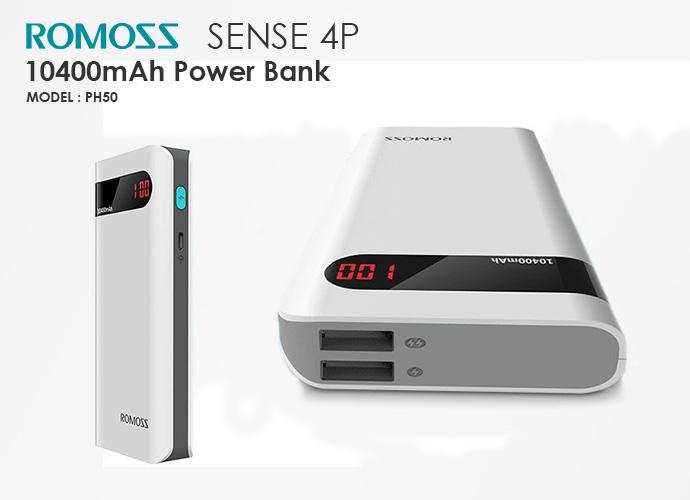 Romoss Sense 4P 10000mah Original Power Bank