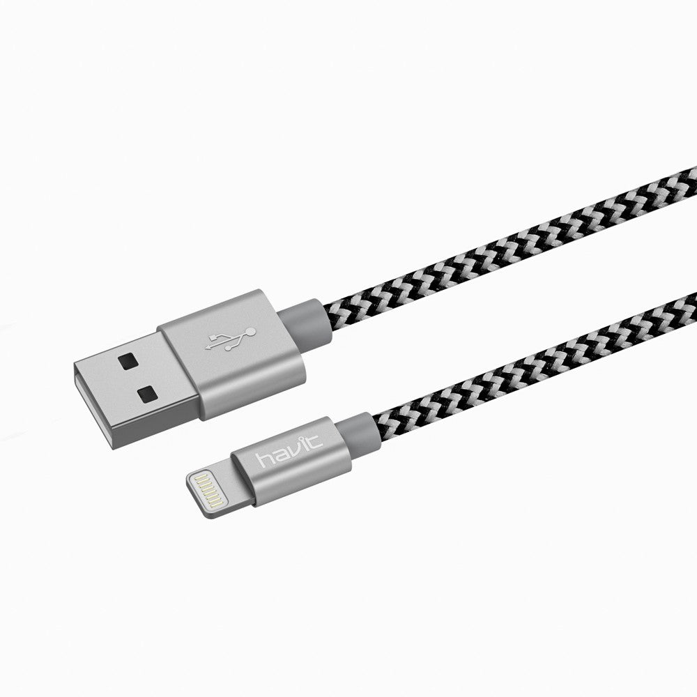 Havit Orginal Nylon Woven Lightning Cable Compatible with i phone i pad