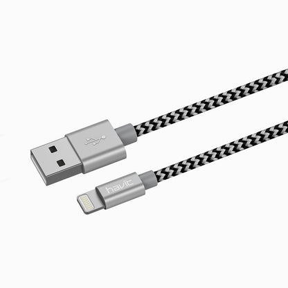 Havit Orginal Nylon Woven Lightning Cable Compatible with i phone i pad
