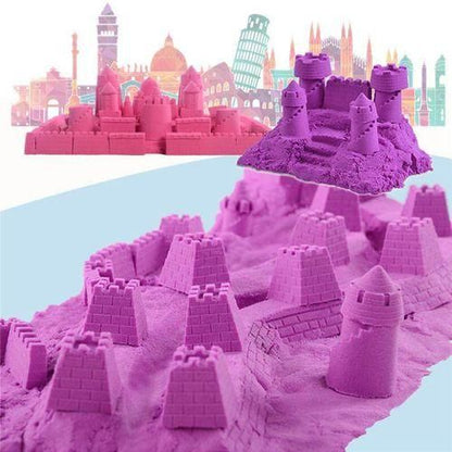 Magic Sand Clay Kids Clay toy Funny kids sand Never dries out magic sand nursery toy Clay Molding Colored Soft Slime Space Sand Dynamic Sand Play Toys Model Tools Supplies Play Sand Toys Set