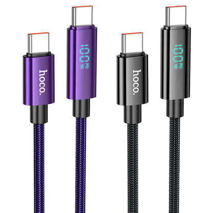 HoCo Type-C to Type-C “U125 Benefit” PD 100W Fast Charge 120CM