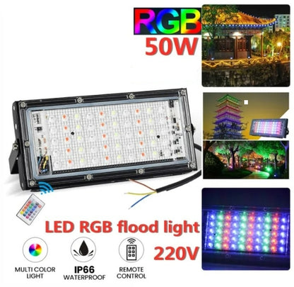 50W LED Light RGB FLOOD Light 220V