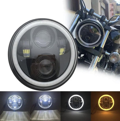 5.75Inch Motorcycle Projector Led Headlight 5.75" H4 Angel for H-Arley Bick Three-Wheel
