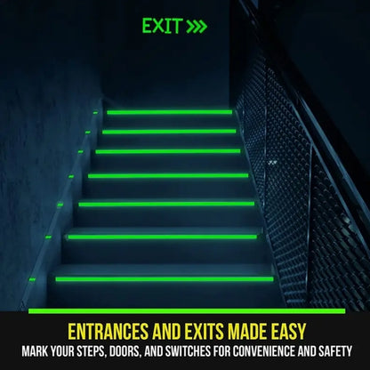 Luminous Tape 3 Meters Self-Adhesive Glow Emergency Logo in the Dark Safety Stage Stickers