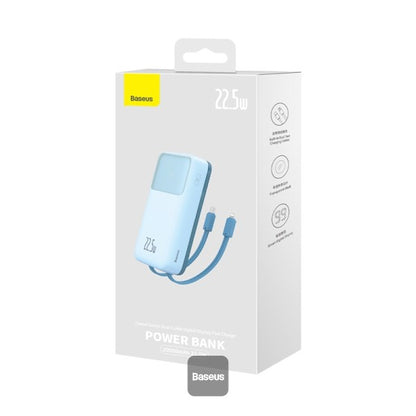 Baseus Comet Series Dual-Cable Digital Display Fast Charge Power Bank 20000mAh 22.5W