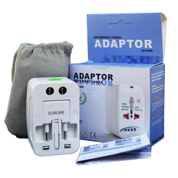 Travel Adapter Universal Worldwide All in One International Travel Adaptor Wall AC 110V-240V