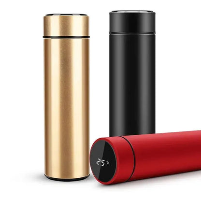 500Ml Smart Stainless Steel Vacuum Flask | Double-Wall Insulated Water Bottle with LED Display