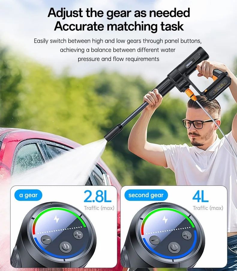 Yesido VC18 Portable Car Pressure Washer Cordless Power Washer For Car Wash / Detailing / Quick Wash