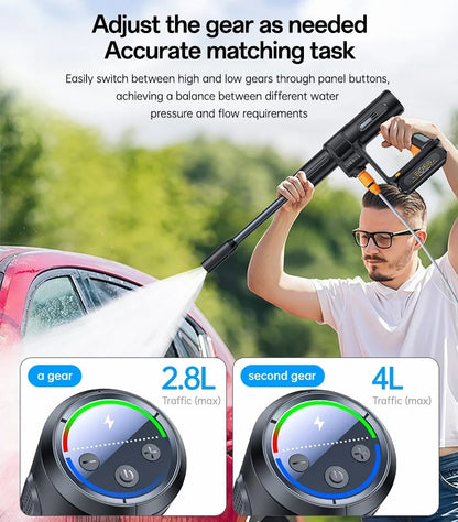 Yesido VC18 Portable Car Pressure Washer Cordless Power Washer For Car Wash / Detailing / Quick Wash