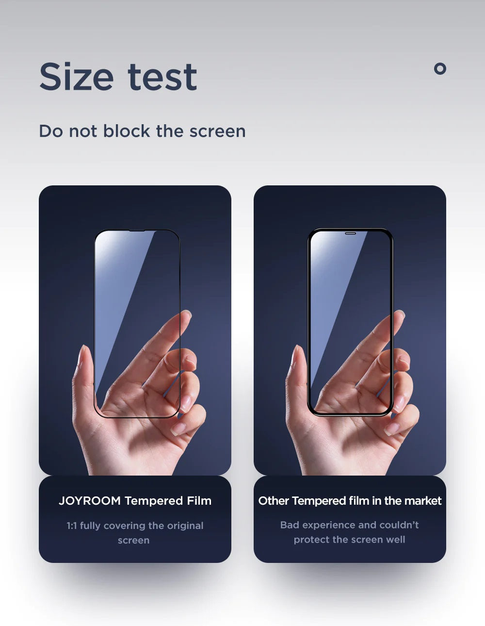 JOYROOM - iPhone 15 PRO  HD Tempemed Glass Screen Protector HQ-Z22