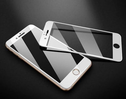5D Full Screen Edge to Edge Curved Tempered Glass for Apple IPhone 7 Plus 8 Plus (White)